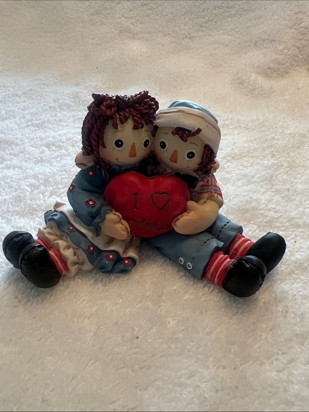 Enesco Vintage Raggedy Ann & Andy figurine